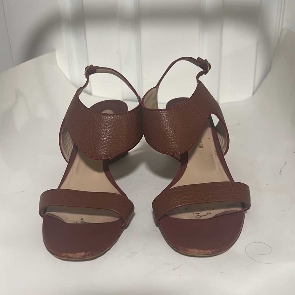 Nicholas Kirkwood Leda Leather Block Heel Sandals - Picture 3 of 9